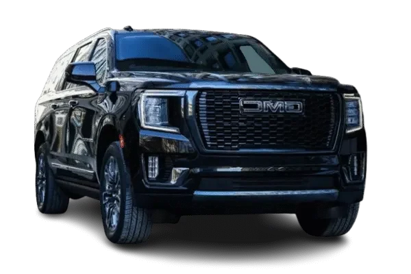 Luxury black GMC Yukon SUV for Chauffeur Car Service