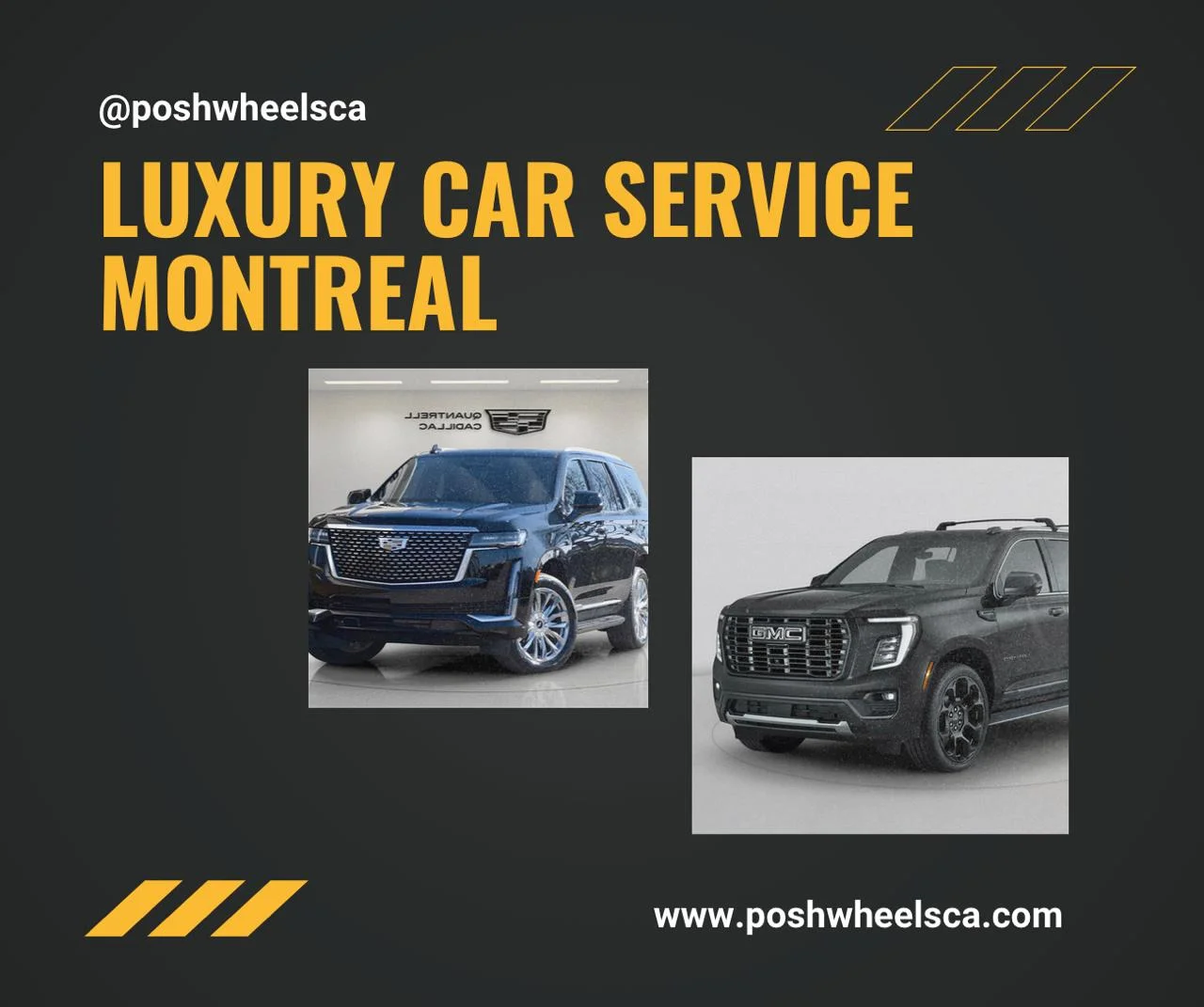 luxury car service montreal